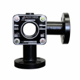 Clark Reliance - Sight Flow Indicators - 90° Specialty Flanged - 90° Long - Radius Units